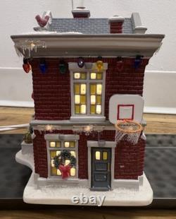 Department 56 Christmas Village Cleveland Elementary School Rare
