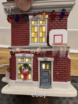 Department 56 Christmas Village Cleveland Elementary School Rare
