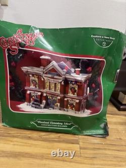 Department 56 Christmas Village Cleveland Elementary School Rare