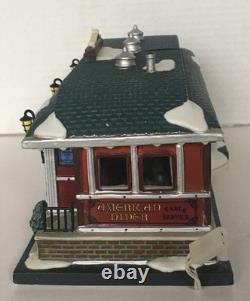 Department 56 Christmas in the City American Diner Lighted Works A005