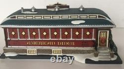 Department 56 Christmas in the City American Diner Lighted Works A005