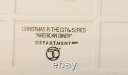 Department 56 Christmas in the City American Diner Lighted Works A005