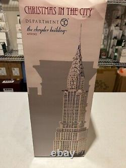Department 56 Christmas in the City Chrysler Building Lit House 4030342 RARE