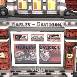 Department 56 Christmas in the City HARLEY DAVIDSON CITY DEALERSHIP Lighted