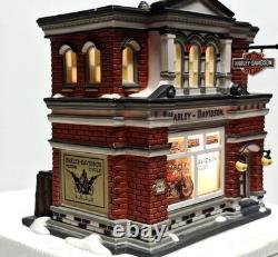 Department 56 Christmas in the City Harley-Davidson City Dealership Retired 2006