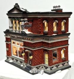 Department 56 Christmas in the City Harley-Davidson City Dealership Retired 2006