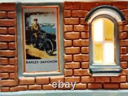 Department 56 Christmas in the City Harley-Davidson City Dealership Retired 2006