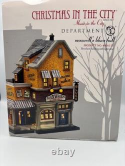 Department 56 Christmas in the City Maxwell's Blues Hall