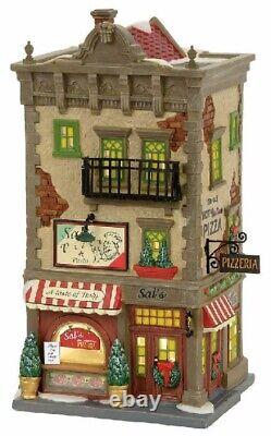 Department 56 Christmas in the City Sal's Pizza and Pasta Building 4056623 New