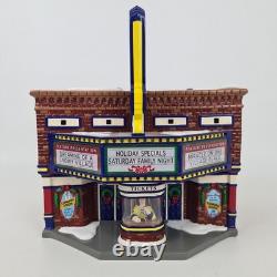 Department 56 Cinema 56 54978 Snow Village Lighted Vintage Building