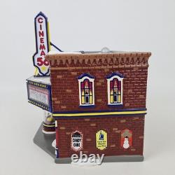 Department 56 Cinema 56 54978 Snow Village Lighted Vintage Building