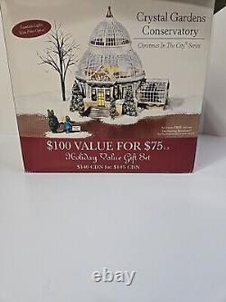 Department 56 Crystal Gardens Conservatory Christmas In The City 59219 NOS 2004