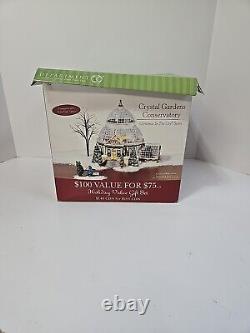 Department 56 Crystal Gardens Conservatory Christmas In The City 59219 NOS 2004