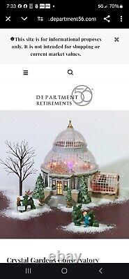 Department 56 Crystal Gardens Conservatory Christmas In The City 59219 NOS 2004