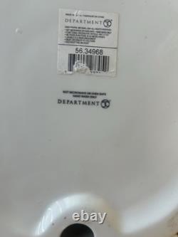 Department 56-Dept 56 Retired Cat Bowl Clock Face. Rare