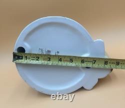 Department 56-Dept 56 Retired Cat Bowl Clock Face. Rare