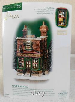 Department 56 Dicken's Village Christmas Carol Norfolk Biffins Bakery #56.58491