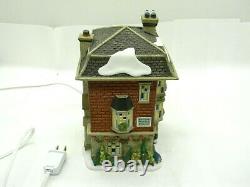 Department 56 Dickens Village Barton's Holiday Greenery Lighted Building 2008