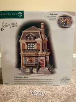 Department 56 Dickens Village Fred Holiwell's House