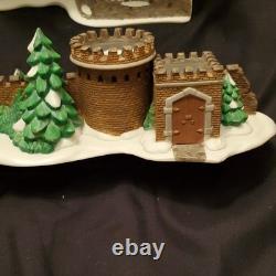 Department 56 Dickens' Village Tower of London Illuminated set plus extra pieces