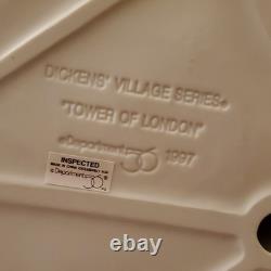 Department 56 Dickens' Village Tower of London Illuminated set plus extra pieces