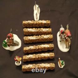 Department 56 Dickens' Village Tower of London Illuminated set plus extra pieces