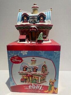 Department 56 Disney Mickey Merry Christmas Village- Pluto's Pet Shop