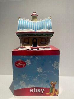 Department 56 Disney Mickey Merry Christmas Village- Pluto's Pet Shop