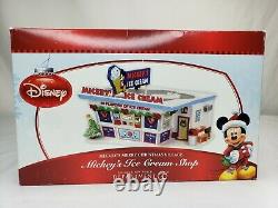 Department 56 Disney Mickey's Merry Christmas Village Mickey's Ice Cream Shop