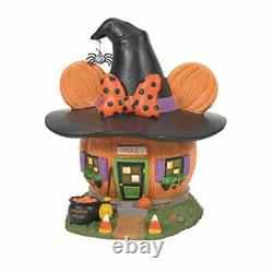 Department 56 Disney Village Halloween Minnie Mouse Pumpkintown House Building