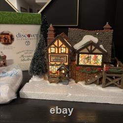 Department 56 FEZZIWIG'S BALLROOM #58470 Gift Set Scrooge Dickens Village WORKS