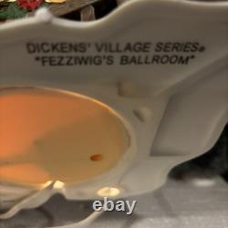 Department 56 FEZZIWIG'S BALLROOM #58470 Gift Set Scrooge Dickens Village WORKS