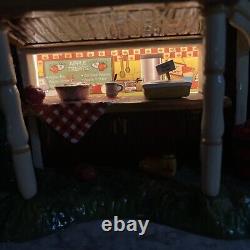 Department 56 Fall Harvest Apple Orchard Village Rare Cordless Lighted 55388
