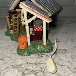 Department 56 Fall Harvest Apple Orchard Village Rare Cordless Lighted 55388