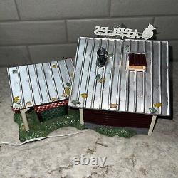 Department 56 Fall Harvest Apple Orchard Village Rare Cordless Lighted 55388
