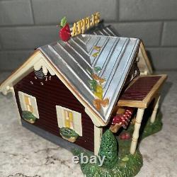 Department 56 Fall Harvest Apple Orchard Village Rare Cordless Lighted 55388