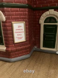 Department 56 Fire Station #3 Original Snow Village Christmas 1998 (Tested)