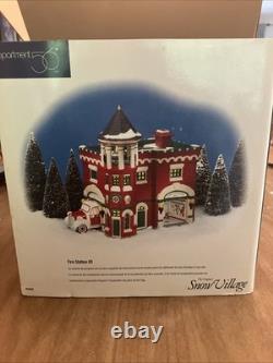 Department 56 Fire Station #3 Original Snow Village Christmas 1998 (Tested)