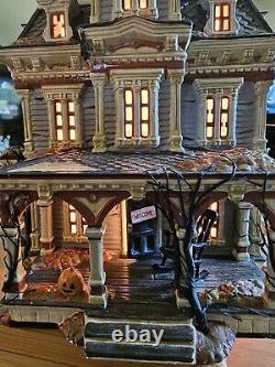 Department 56 Halloween Grimsly Manor Snow Village Lights And Sounds