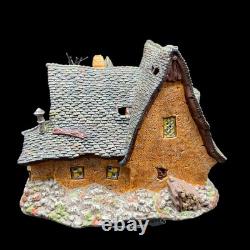 Department 56 Halloween Snow Village Black Widow Dating Service House Retired