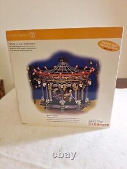 Department 56 Halloween Village Ghostly Carousel with Box Sleeve, Retired, 55317