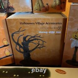 Department 56 Halloween Village accessory 9 pieces (NEW)