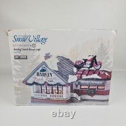 Department 56 Harley Davidson 4025316 Snow Village Road House Cafe Retired Rare