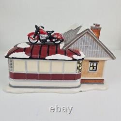 Department 56 Harley Davidson 4025316 Snow Village Road House Cafe Retired Rare