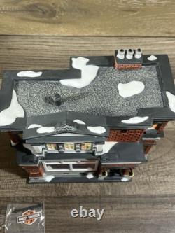 Department 56 Harley Davidson City Dealership 59202 Christmas Series House + Box