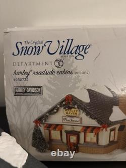 Department 56 Harley-Davidson Harley Roadside Cabins With Box