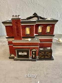 Department 56 Harley Davidson Set Of 4 (City Dealership, Motel, See Description)