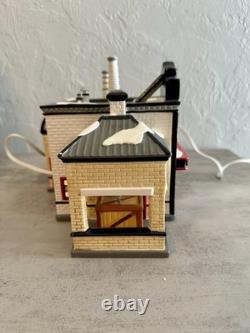 Department 56 Harley Davidson Set Of 4 (City Dealership, Motel, See Description)