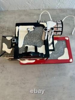 Department 56 Harley Davidson Set Of 4 (City Dealership, Motel, See Description)