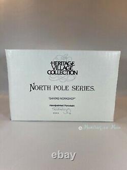 Department 56 Heritage Village North Pole Series Santa's Workshop New